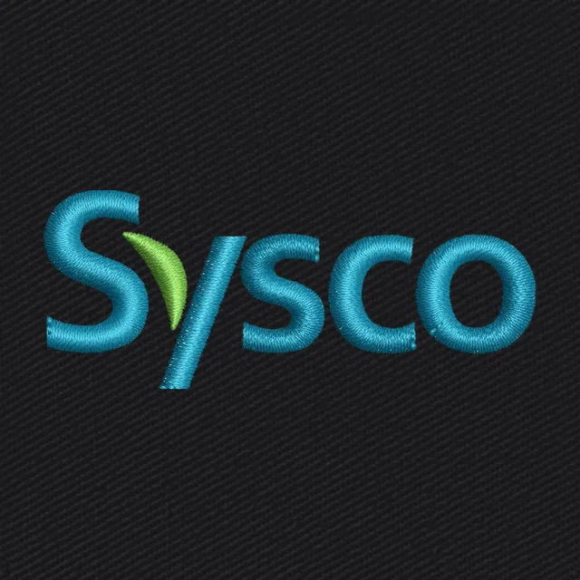 Sysco Wholesale Corporation Logo Embroidery Design