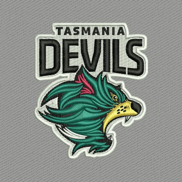 Tasmania Devils Football Club Logo Stickdatei