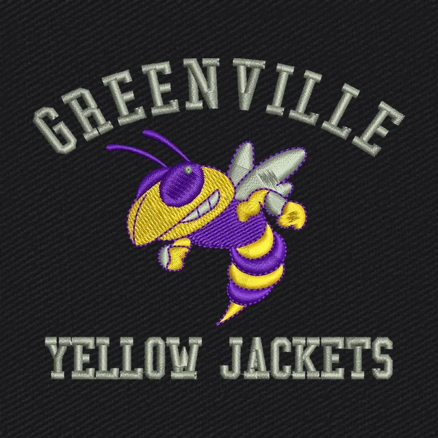 Team Home Blue Ridge Yellow Jackets Sports Embroidery Design