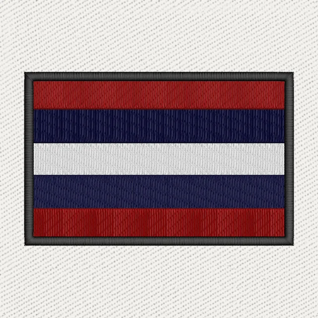 Thailand Flag for Embroidery Design