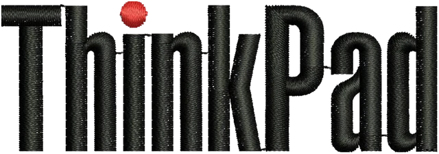 Ricamo Logo ThinkPad su tessuto