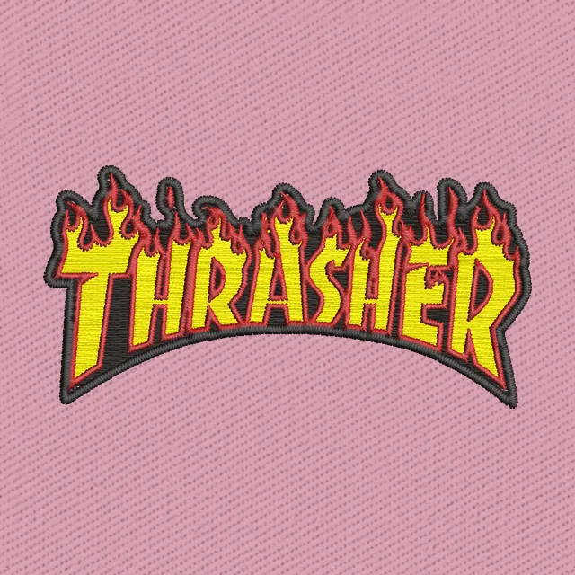 Thrasher Logos Embroidery Design