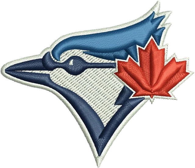 Ricamo Logo Toronto Blue Jays 3D su tessuto