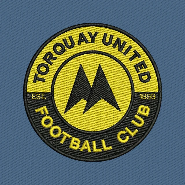 Torquay United Football Club Logo Stickdatei
