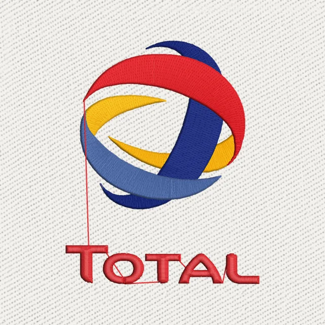 Total Logo Embroidery Design