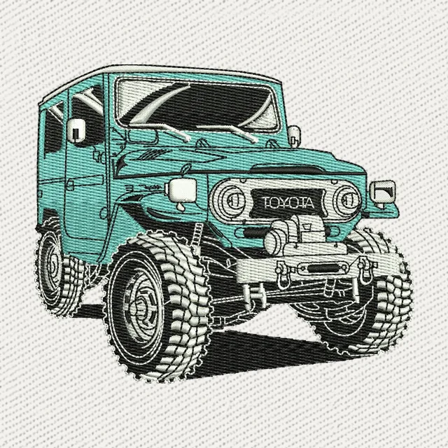 Toyota Jeep Stickdatei