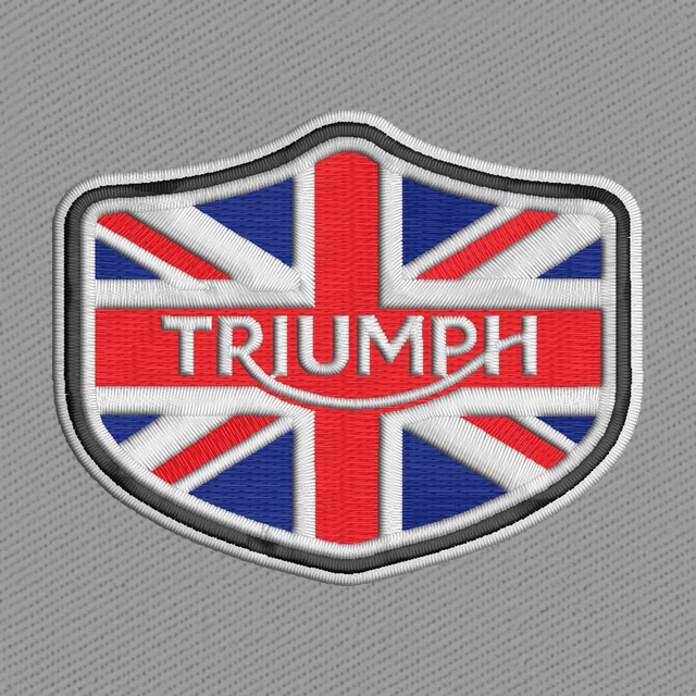 Triumph avec drapeau anglais Logo