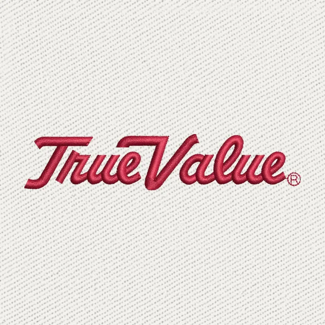 True Value Hardware Logo Embroidery Design