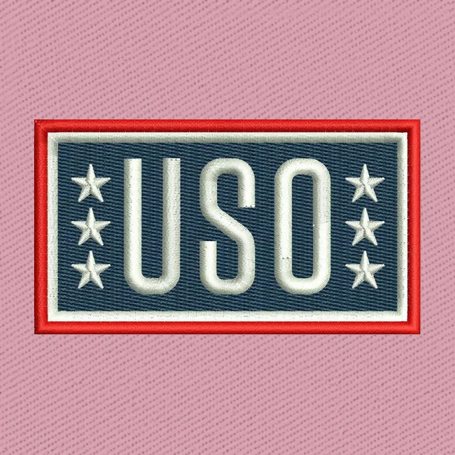 United Service Organizations Logo Stickdatei