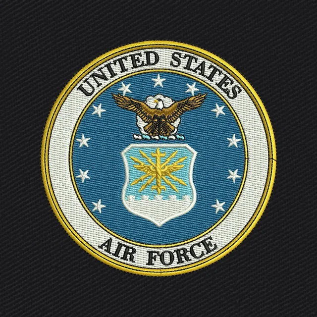 United States Air Force Logo Stickdatei