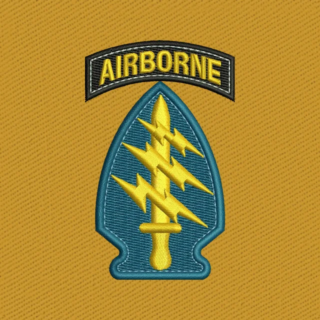 Logo di truppe aviotrasportate di United States Army