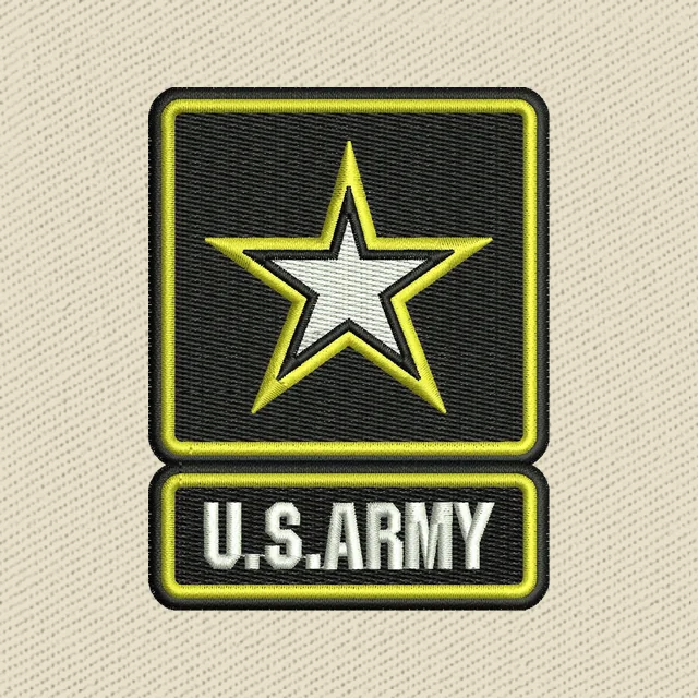 United States Army Logo Stickdatei