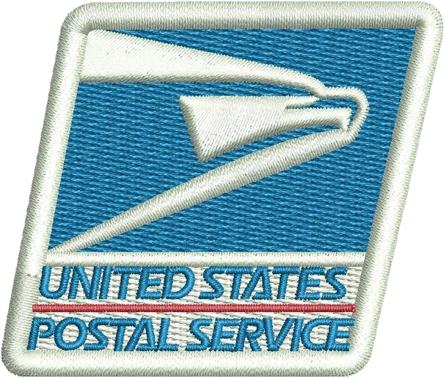 Ricamo Logo United States Postal Service su tessuto