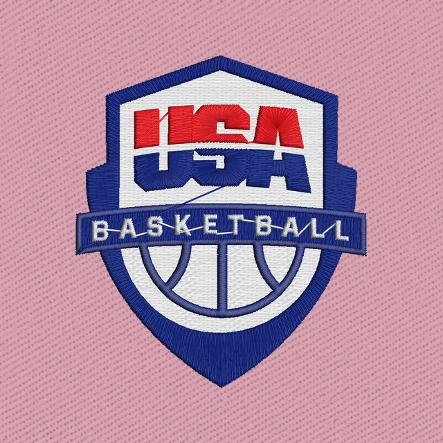 USA Basketball Team Stickdatei
