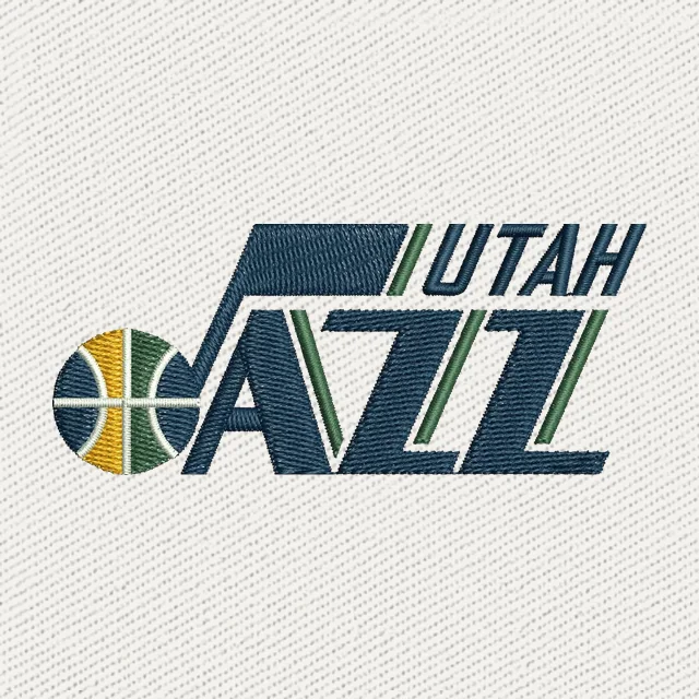 Utah Jazz Logo Stickdatei