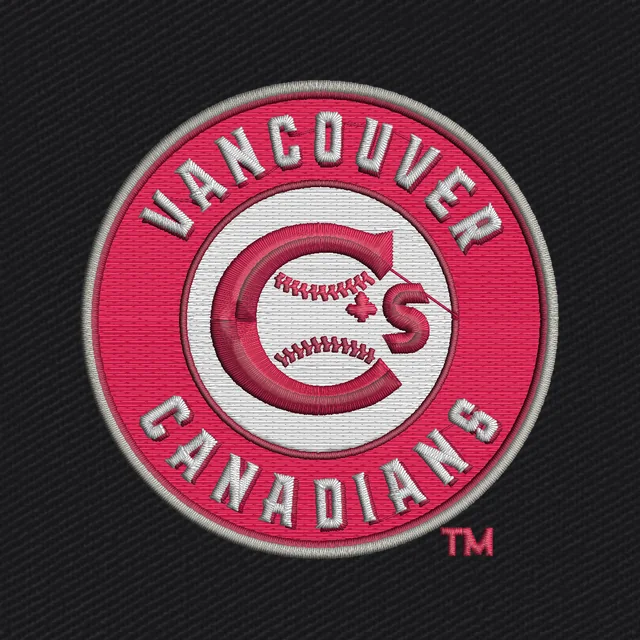 Vancouver Canadians rotes Baseball-Rundabzeichen Stickdatei