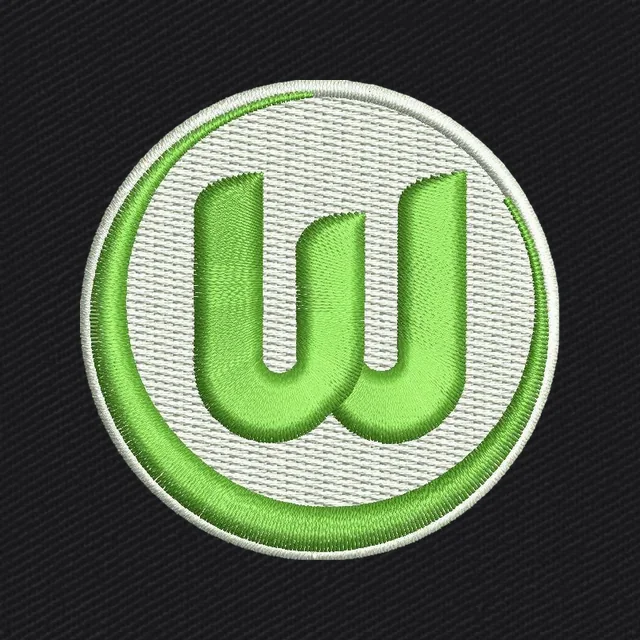 VfL Wolfsburg Green W Round Crest