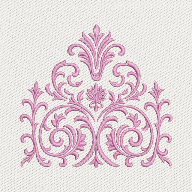 Arabesco floral barroco vintage