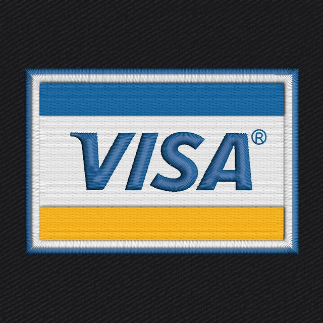 Visa Logo Embroidery Design