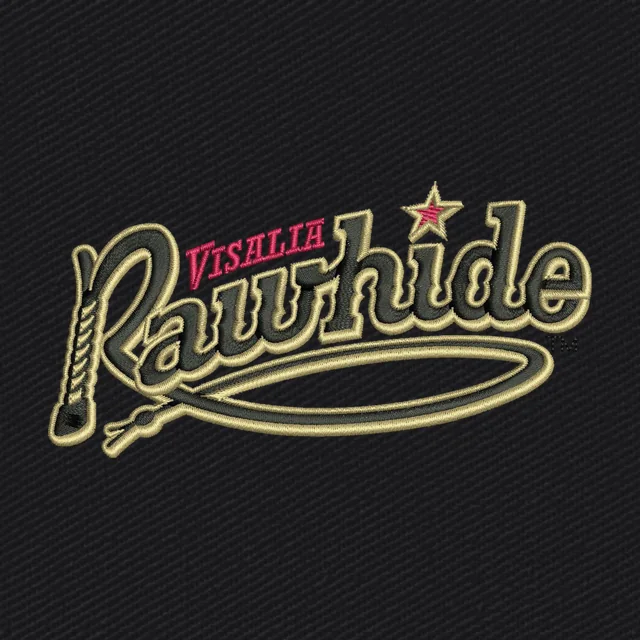 Visalia Rawhide Baseball-Schriftlogo