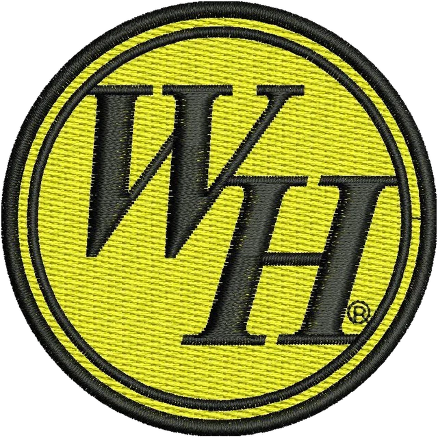 Diseño de bordado Waffle House logotipo 2 sobre tela