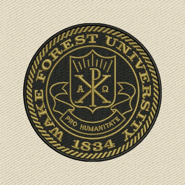 Wake Forest University Logo 3 Stickdatei