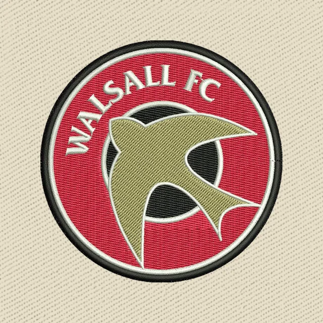 Walsall Football Club Logo Stickdatei