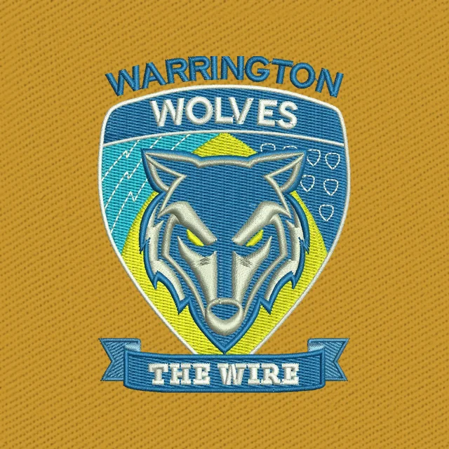 Warrington Wolves The Wire Schild