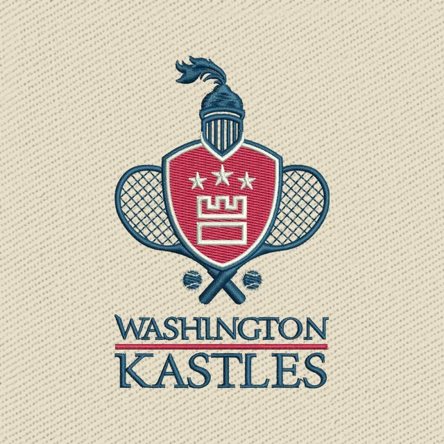 Washington Kastles Tenniswappen Stickdatei