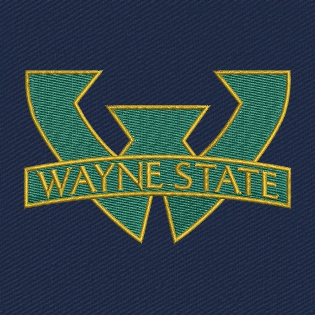 Wayne State Warriors Football Team Logo Stickdatei