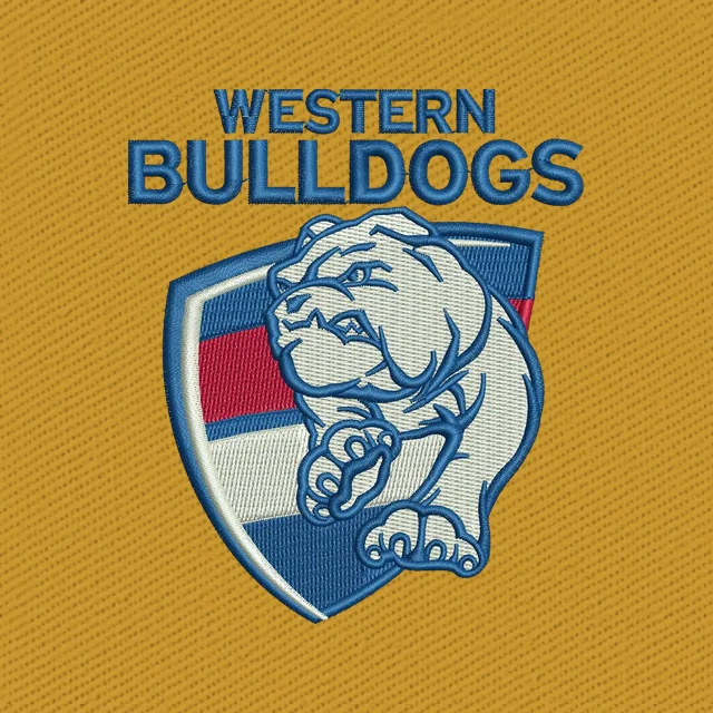 Western Bulldogs Logo Stickdatei