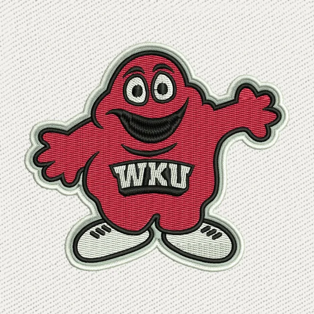 Western Kentucky University Mascot Big Red Stickdatei