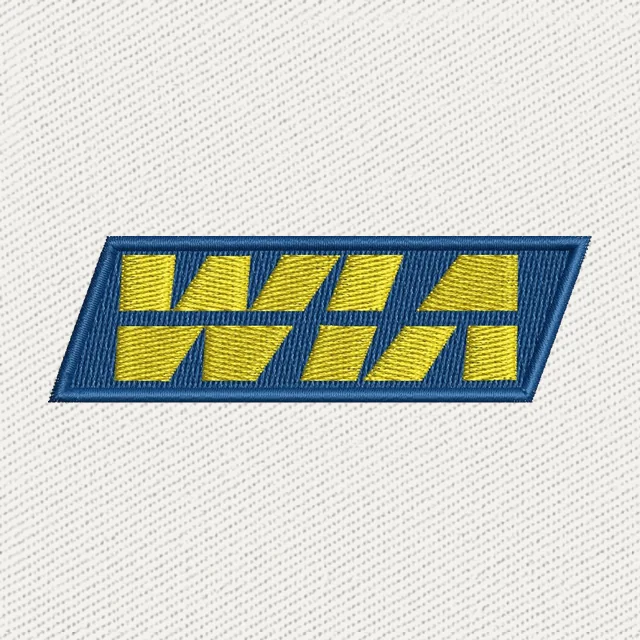 WIA Logo Embroidery Design