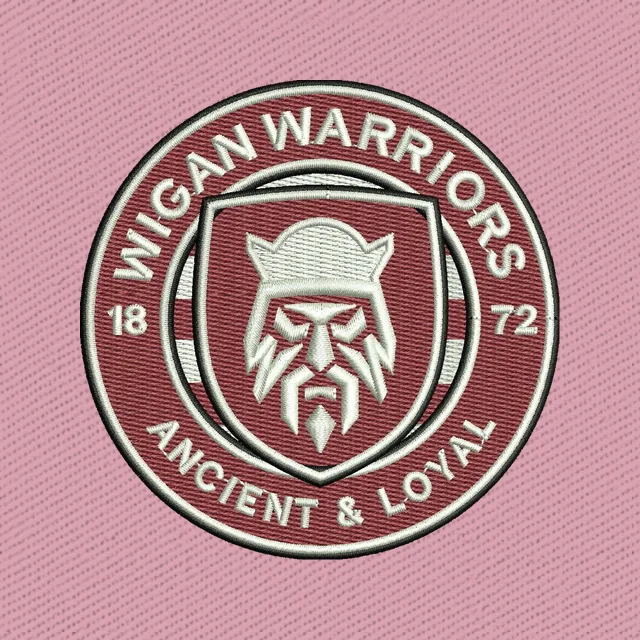 Wigan Warriors Logo Stickdatei