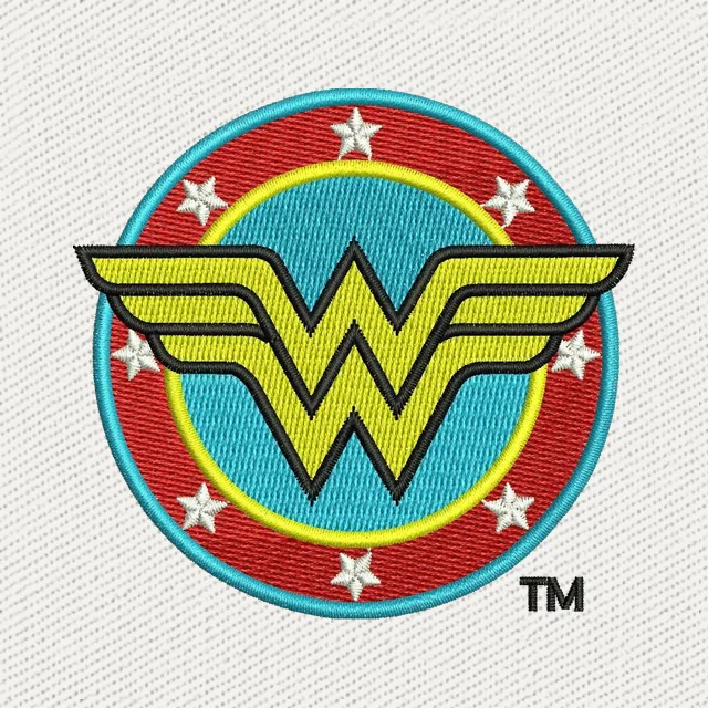 Wonder Woman Logo 3 Stickdatei