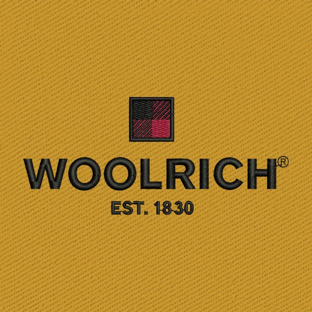 Woolrich Est. 1830 Wordmark Logo Embroidery Design