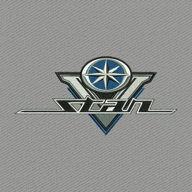 Yamaha V Star Logo Embroidery Design