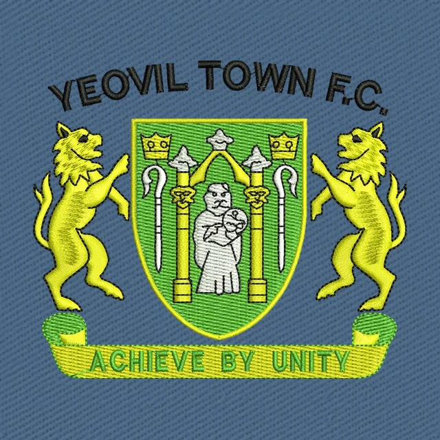 Yeovil Town FC Wappen mit Löwen Stickdatei