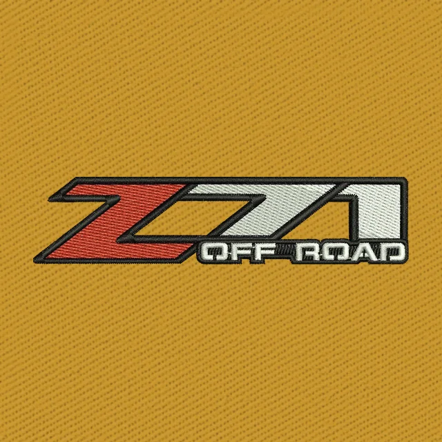 Z71 Off Road Logo Embroidery Design